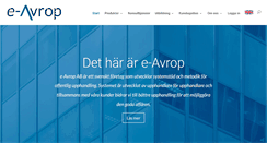 Desktop Screenshot of e-avrop.com